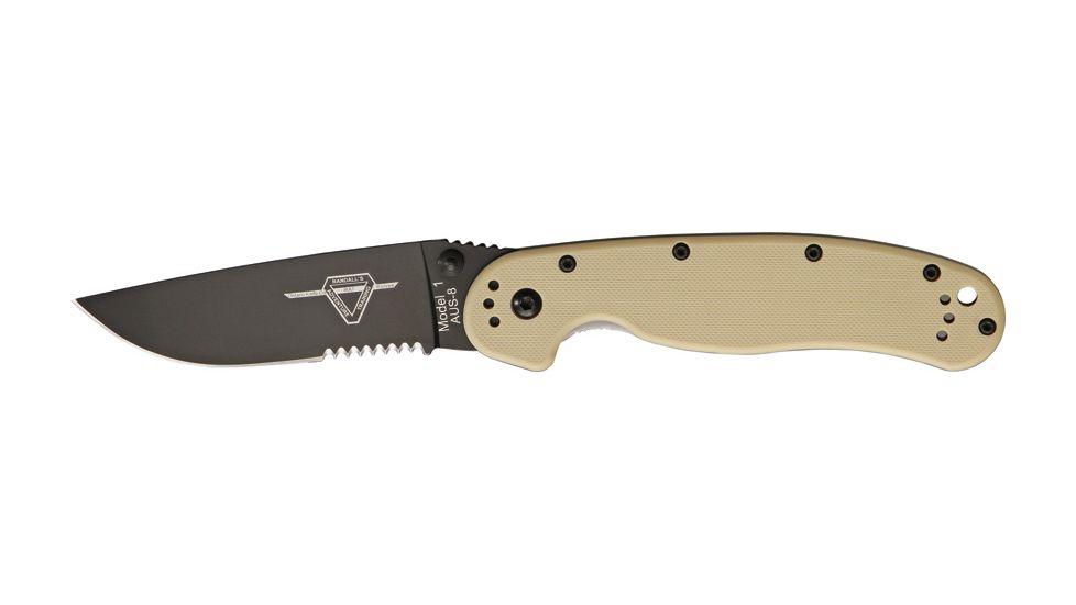 Ontario Knife RAT-1 Knife, 5in. Closed ON8847DT