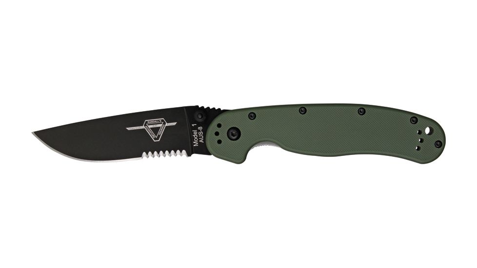 Ontario Knife RAT-1 Knife, 5in. Closed ON8847OD