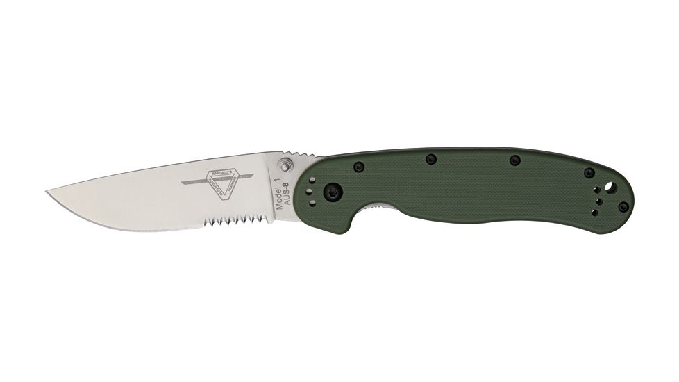 Ontario Knife RAT-1 Knife, 5in. Closed ON8849OD