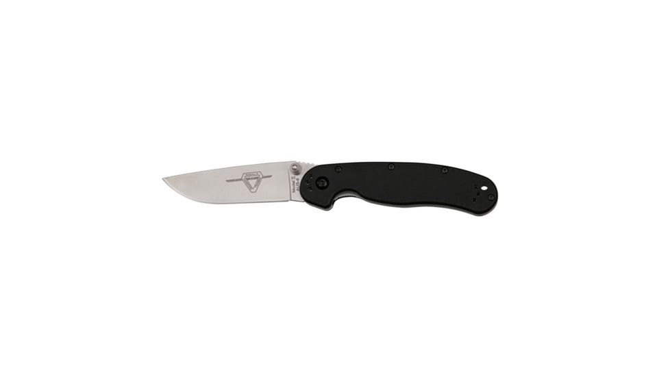 Ontario Knife Rat Model Ii Folder, 3in Aus 8 Stainless Steel Blade, Black Frn Handle, 8860