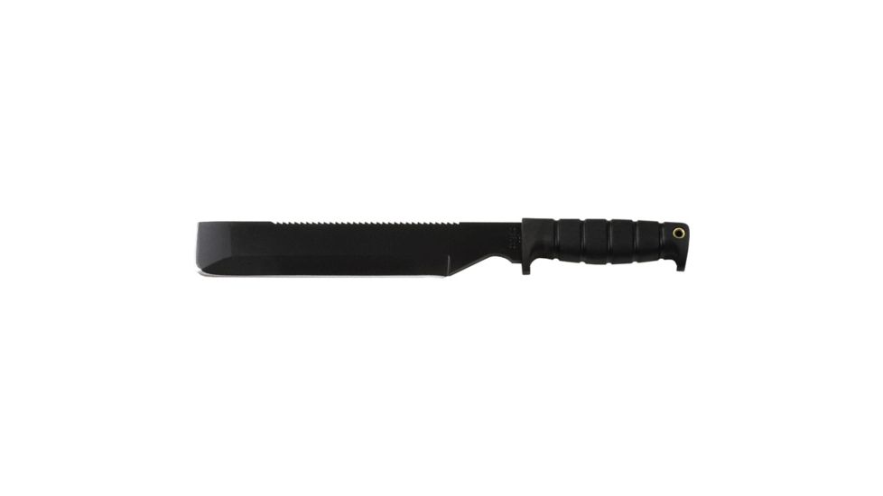 Ontario Knife Sp8 Machete, 10in 1095 Carbon Steel Blade, Black Kraton Handle, 8335