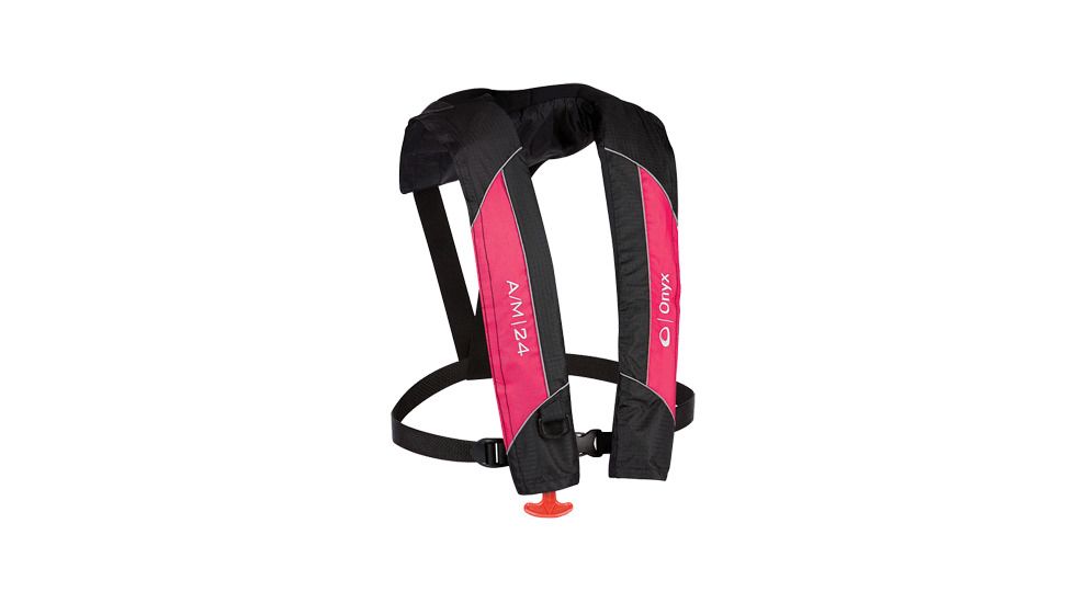 ONYX A/M-24 Auto/Manual Life Jacket, Pink ONX-132000-105-004-14