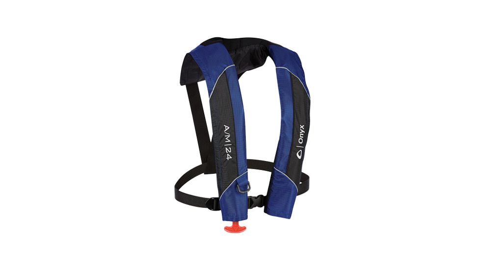 ONYX A/M-24 Auto/Manual Life Jacket, Blue ONX-132000-500-004-15