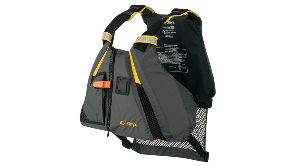 Onyx Outdoor Movement Dynamic Paddle Sports Vest - Yellow/Grey - Medium/Large 68637