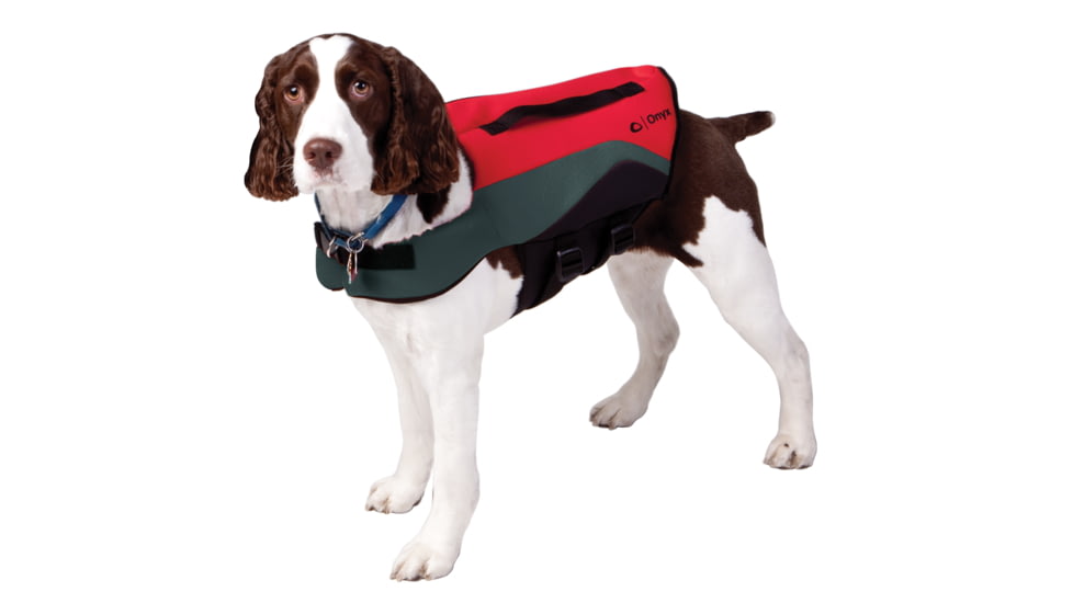 Onyx Outdoor Neoprene Pet Vest - Meduim - Red/Grey 50560