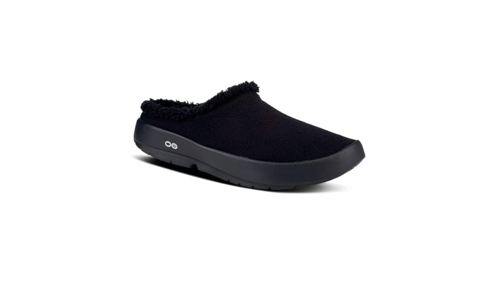 Oofos Oofos Mens Oocoozie Mule Shoe, 5284BLACKM11.5