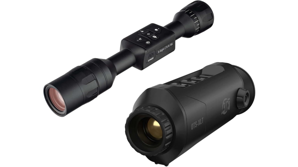 OP Exclusive - ATN OPMOD X-Sight LTV 6-18x, Day/Night Hunting Rifle Scope &amp; ATN OTS-XLT 2-8x Thermal Viewer