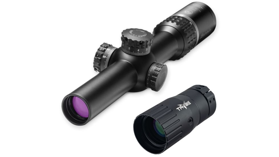 OP Exclusive - Burris 1-5x24 XTR II Rifle Scope Combo w/FF III,AR-PEPR Mount,Scope Tube FF Mount,Ballistic 5.56 Gen3 RFP Reticle 201005 w/ Trybe Optics Enhancer - Magnification Doubler
