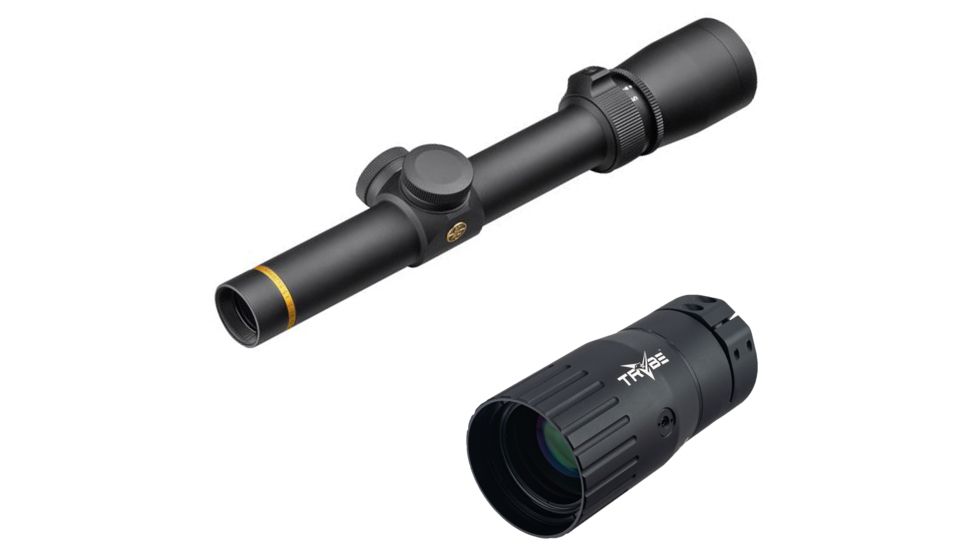 OP Exclusive - Leupold VX-3i 1.5-5x20mm Matte Duplex 170675 w/ Trybe Optics Enhancer - Magnification Doubler
