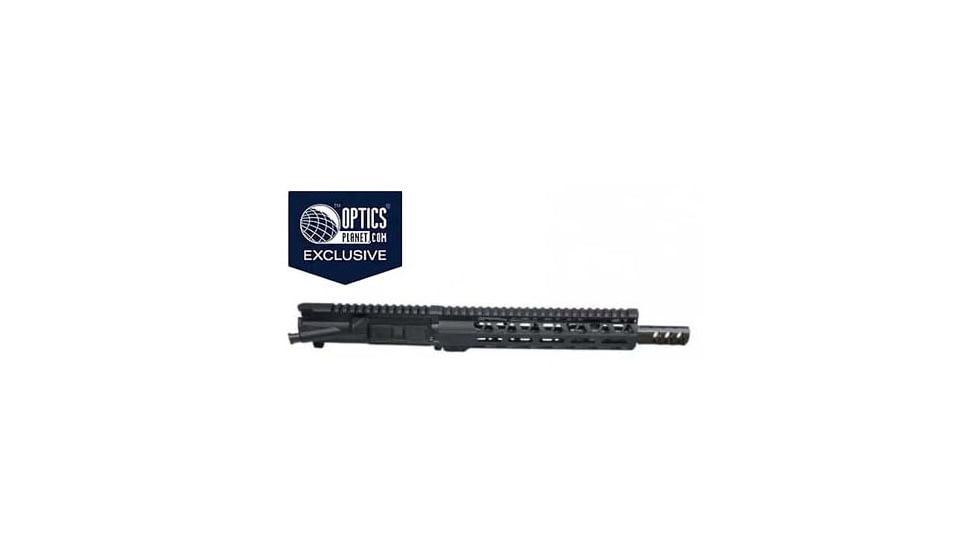 OP Exclusive Moriarti AR-15 Upper Receiver, 300 Blackout, 10.5in, Pistol, Medium, M-LOK, 1-7 Twist, 5/8x24 Thread, Diamond Cut Free-Float Handguard, Triport Muzzle Brake, Black, MAR-10-300-TRI