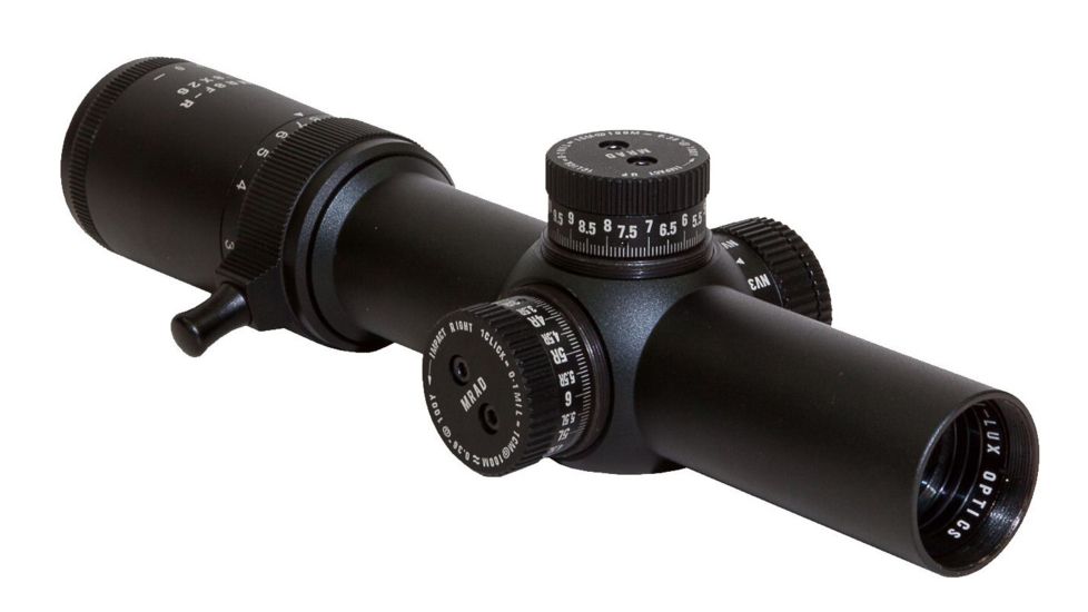 Open Box, Dealer Demo, HI-LUX Hi-Lux Optics CMR8 1-8X26 Rifle Scope w/Green Reticle, Matte Black CMR8F