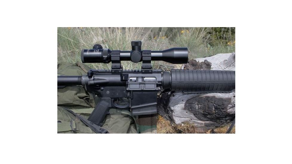 Open Box, Dealer Demo, HI-LUX PentaLux TAC-V SFP 2-10x42 Rifle Scope w/ Red Illuminated Ranging Reticle, 30mm Tube, Matte Black TAC-V SFP210X42-R