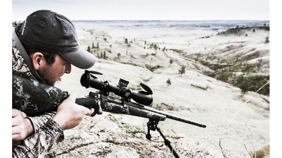 NightForce ATACR, 4, 16x50mm, Zerostop Rifle Scope, .250 MOA, DigIllum, PTL, MOAR, C544
