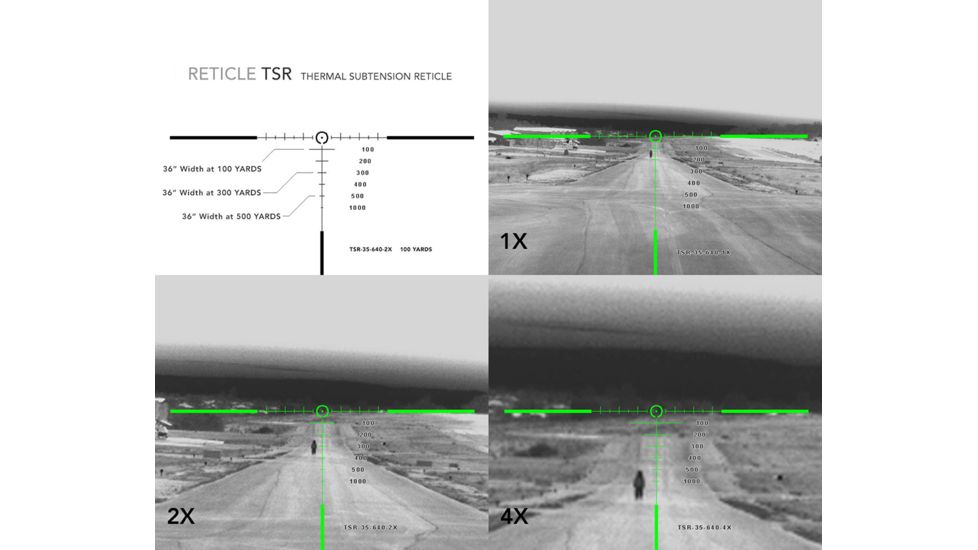 Open Box, Dealer Demo, Trijicon Electro Optics IR HUNTER MK2 2.5 Optical/20x Digital 35mm Thermal Rifle Scope, Black IRMK2-35