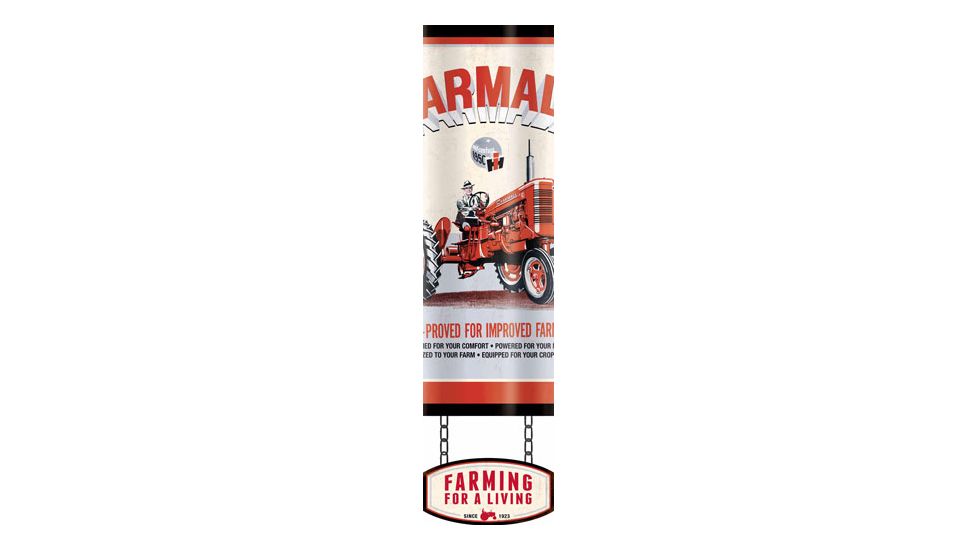 Open Road Brands Arched Linked Tin Sign Farmall Arch
