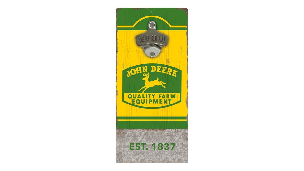 Open Road Brands Mdf Bottle Opener John Deere Est. 1837