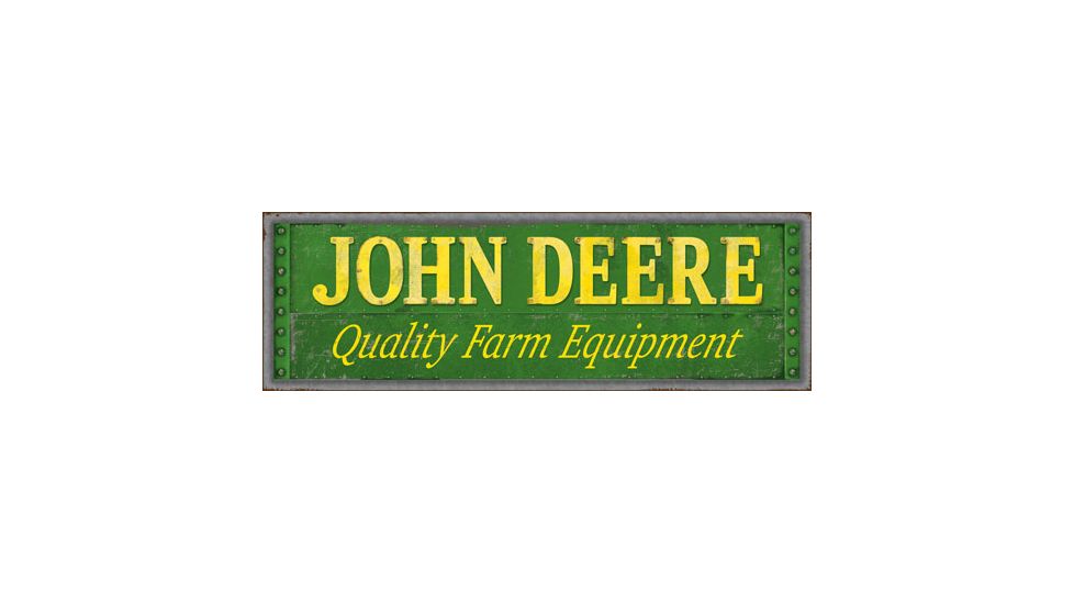 Open Road Brands Rustic Emb Tin Sign John Deere Quality