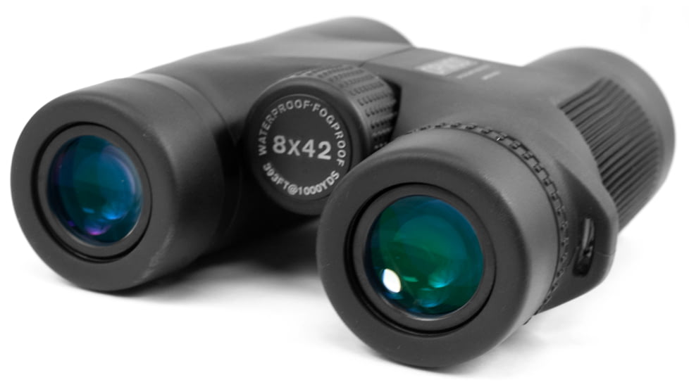 OPMOD 8x42mm Waterproof Binoculars Back View Lens