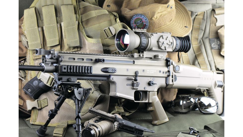 Armasight Zeus 336 5-20x75 Thermal Imaging Weapon Sight, FLIR Tau 2 336x256 17um 30 Hz Core, 75mm Lens, TAN