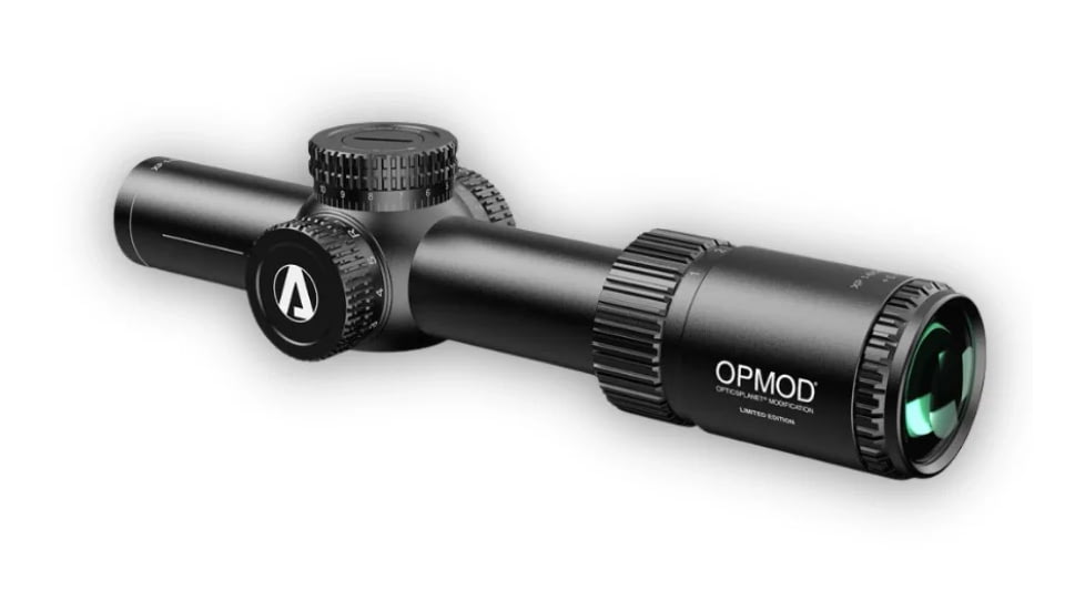 OPMOD Atibal XP Tactical 1-6x24mm LPVO 30mm Tube Rifle Scope, Second Focal Plane, Plumb P3 BDC Reticle, Black, AT-XPT-1624S-OP