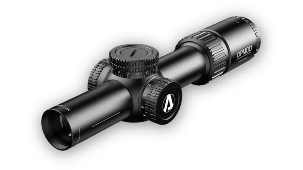 OPMOD Atibal XP Tactical 1-6x24mm LPVO 30mm Tube Rifle Scope, Second Focal Plane, Plumb P3 BDC Reticle, Black, AT-XPT-1624S-OP