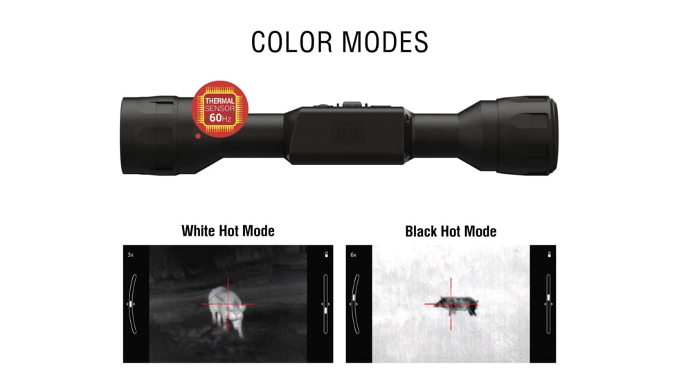 ATN OPMOD Thor LT 160 5-10x, 35mm Thermal Rifle Scope, Black, TIWSTLT135O