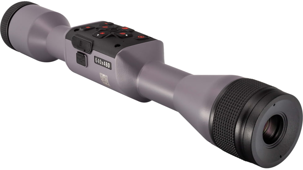 ATN OPMOD ThOR 5 2-16x Smart HD Thermal Rifle Scope, 640x480 Resolution, 12 Micron, w/ High Quality Quick Detach Mount, Wolf Grey, TIWST5625OPWG