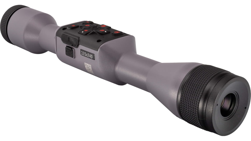 ATN OPMOD ThOR 5 3-12x Smart HD Thermal Rifle Scope, 320x240 Resolution, 12 Micron, w/ High Quality Quick Detach Mount, Wolf Grey, TIWST5319OPWG