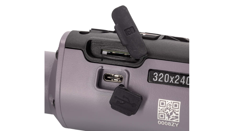 ATN OPMOD ThOR 5 3-12x Smart HD Thermal Rifle Scope, 320x240 Resolution, 12 Micron, w/ High Quality Quick Detach Mount, Wolf Grey, TIWST5319OPWG