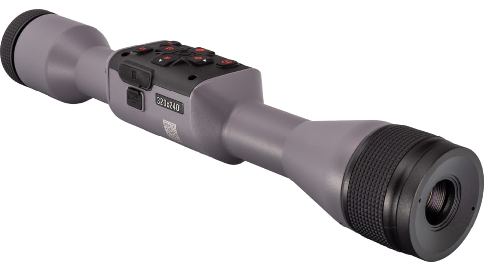 ATN OPMOD ThOR 5 4-16x Smart HD Thermal Rifle Scope, 320x240 Resolution, 12 Micron, w/ High Quality Quick Detach Mount, Wolf Grey, TIWST5325OPWG