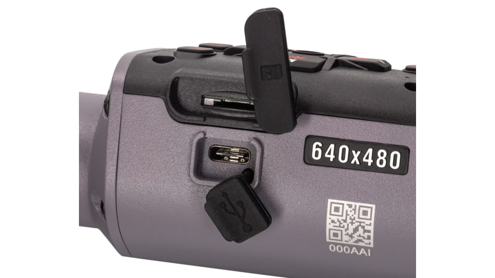 ATN OPMOD ThOR 5 4-32x Smart HD Thermal Rifle Scope, 640x480 Resolution, 12 Micron, w/ High Quality Quick Detach Mount, Wolf Grey, TIWST5650OPWG