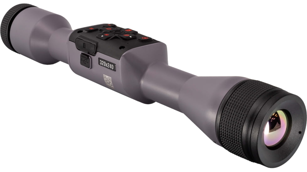 ATN OPMOD ThOR 5 5-20x Smart HD Thermal Rifle Scope, 320x240 Resolution, 12 Micron, w/ High Quality Quick Detach Mount, Wolf Grey, TIWST5335OPWG