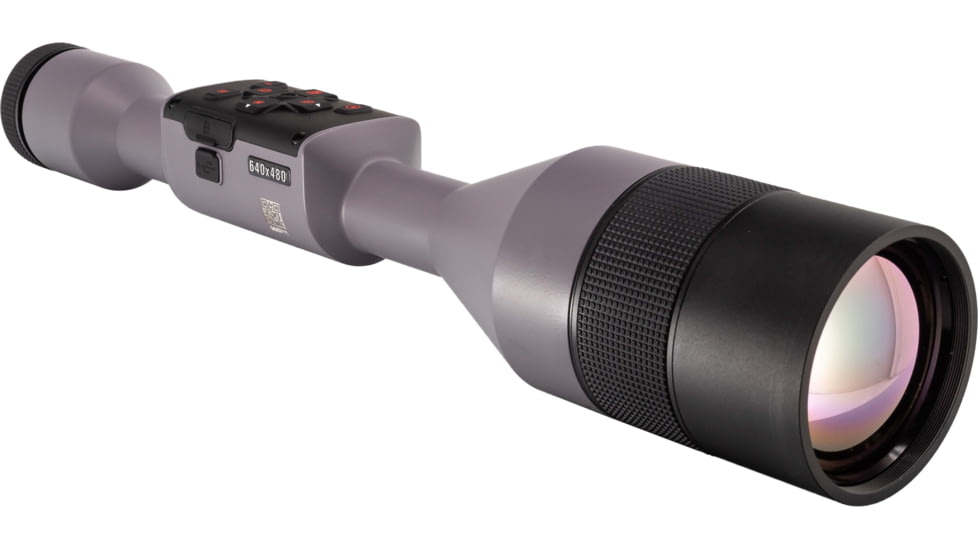 ATN OPMOD ThOR 5 5-40x Smart HD Thermal Rifle Scope, 640x480 Resolution, 12 Micron, w/ High Quality Quick Detach Mount, Wolf Grey, TIWST5675OPWG