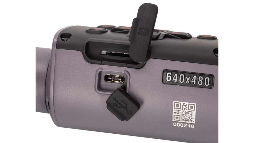 ATN OPMOD ThOR 5 5-40x Smart HD Thermal Rifle Scope, 640x480 Resolution, 12 Micron, w/ High Quality Quick Detach Mount, Wolf Grey, TIWST5675OPWG