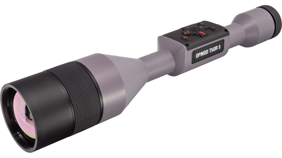 ATN OPMOD ThOR 5 5-40x Smart HD Thermal Rifle Scope, 640x480 Resolution, 12 Micron, w/ High Quality Quick Detach Mount, Wolf Grey, TIWST5675OPWG
