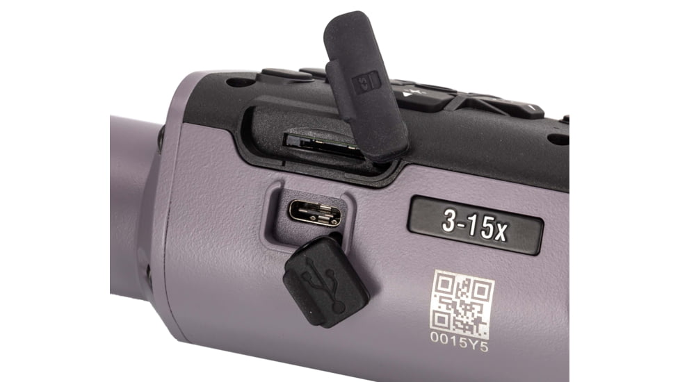 ATN OPMOD X-Sight 5, 3-15x, UHD Smart Day/Night Hunting Rifle Scope in Wolf Grey w/ Quick Detach Mount, Wolf Grey, DGWSXS3155OPWG