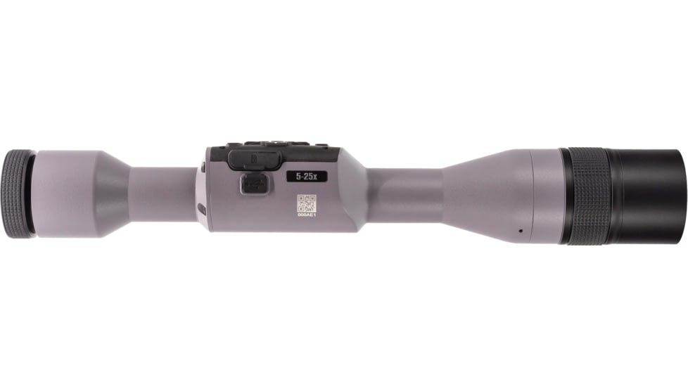 ATN OPMOD X-Sight 5 5-25x, 4K+ UHD Smart Day/Night Hunting Riflescope in Wolf Grey w/ Quick Detach Mount, Wolf Grey, DGWSXS5255OPWG