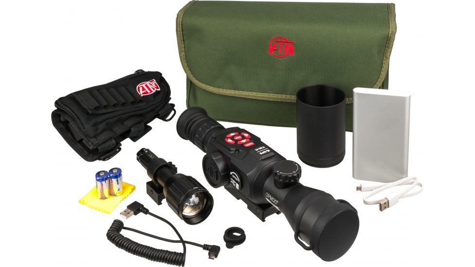 OPMOD ATN X-Sight-II 3-14x Smart Day/Night Rifle Scope w/Battery Pack, Black, DGWSXS314OP