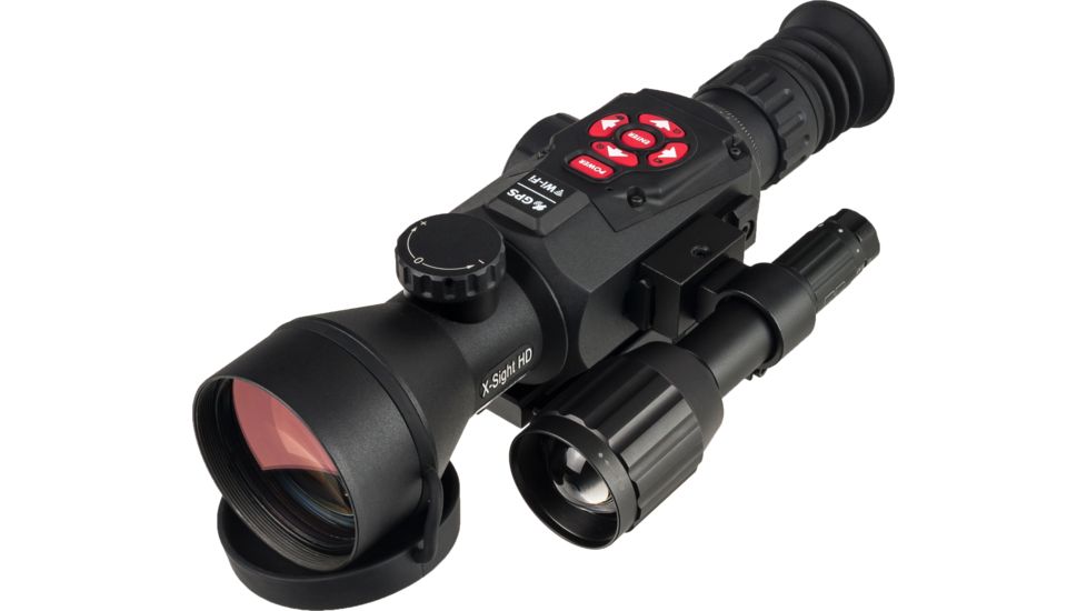 OPMOD ATN X-Sight-II 5-20x Smart Day/Night Rifle Scope w/Battery Pack, Black, DGWSXS520OP