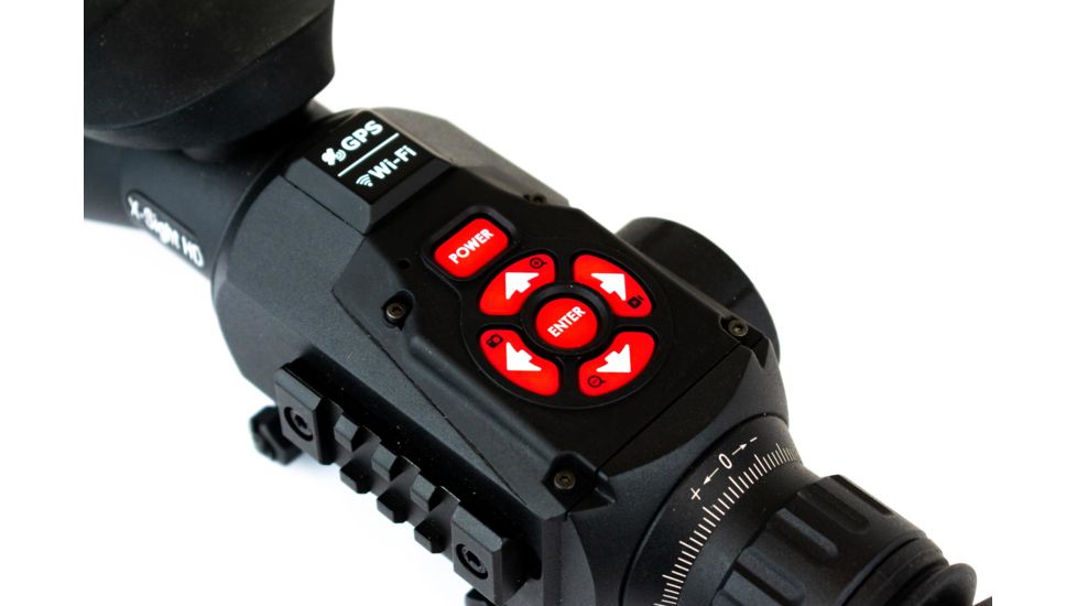 OPMOD ATN X-Sight-II 5-20x Smart Day/Night Rifle Scope w/Battery Pack, Black, DGWSXS520OP