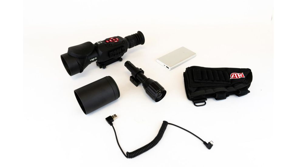 OPMOD ATN X-Sight-II 5-20x Smart Day/Night Rifle Scope w/Battery Pack, Black, DGWSXS520OP