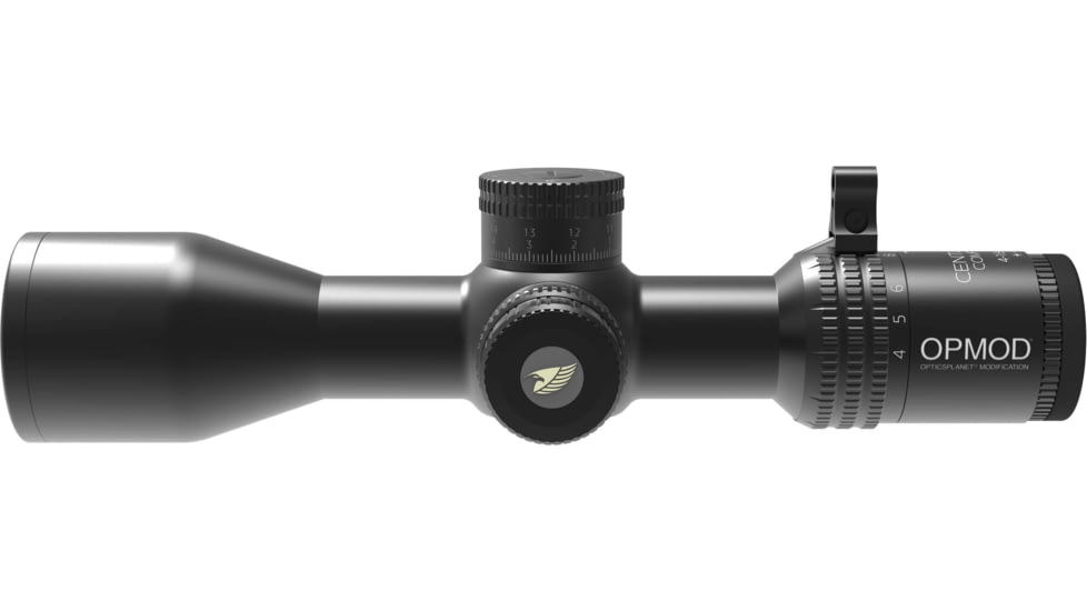 German Precision Optics OPMOD CENTURI SuperCompact 4-16x44mm 30mm Tube Rifle Scope, FFP, Mil-base PLRi Reticle, Black, RCX450 OP