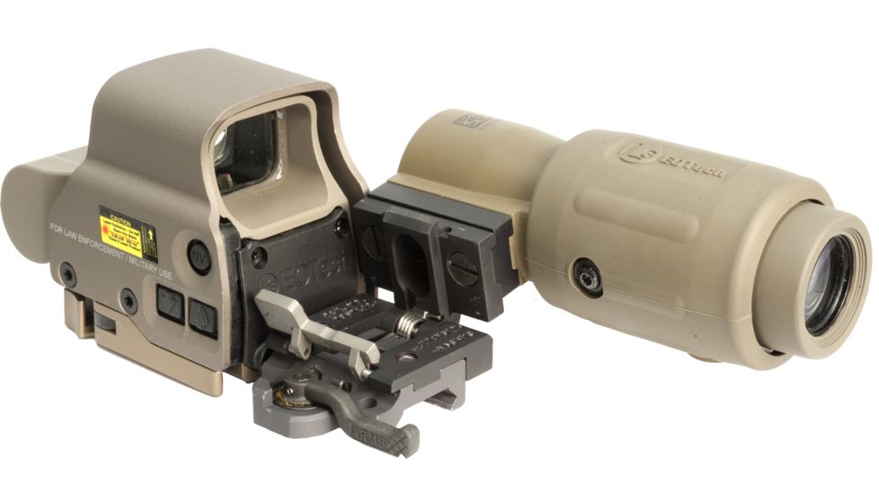 OPMOD EOTech MPO II EXPS3-0 Holosight G23 3X Magnifier 65 MOA ring 1 MOA Dot Reticle