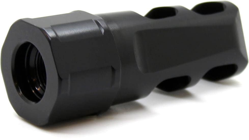 OPMOD Kaw Valley OPMOD Self Timing Muzzle Brake, Black, 1/2x28, KVP-OPMOD-STMB01