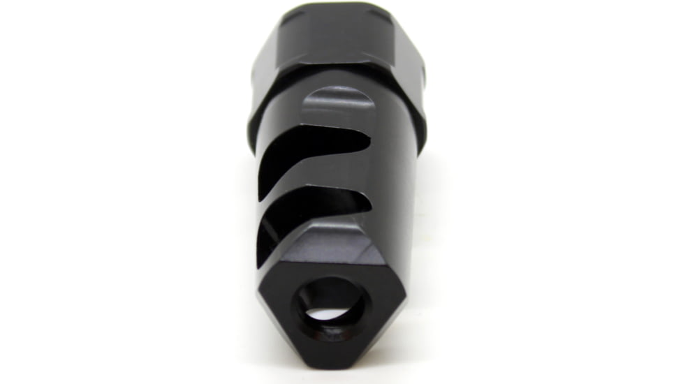 OPMOD Kaw Valley OPMOD Self Timing Muzzle Brake, Black, 1/2x28, KVP-OPMOD-STMB01