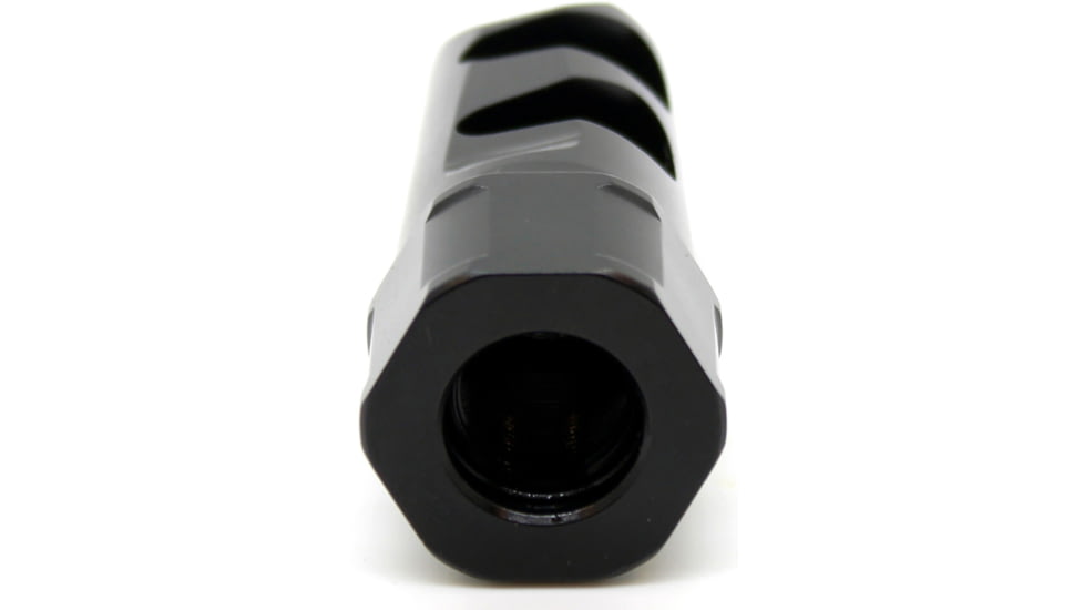 OPMOD Kaw Valley OPMOD Self Timing Muzzle Brake, Black, 1/2x28, KVP-OPMOD-STMB01