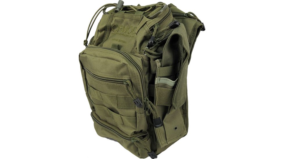 OPMOD P.A.C. Utility Bag w/7 Compartments - Green OPMOD-1STGREEN 