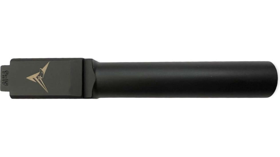EDEMO Trybe OPMOD Pistol Barrel, Glock G19 Gen 1-5, 1-10 Twist, Non-Threaded, Black Nitride Finish, 3019-BLK, EDEMO8