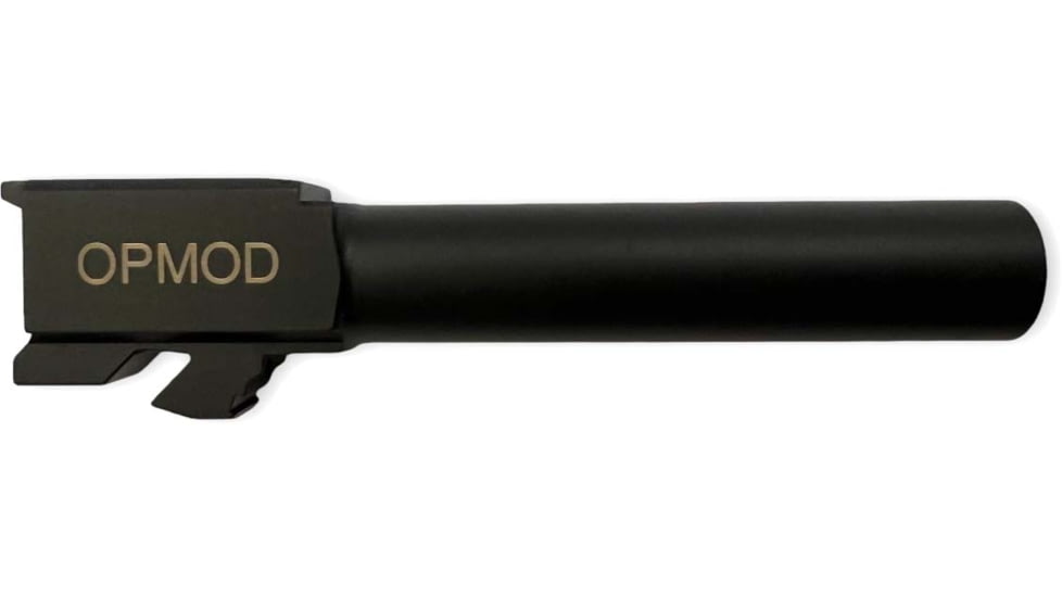EDEMO Trybe OPMOD Pistol Barrel, Glock G19 Gen 1-5, 1-10 Twist, Non-Threaded, Black Nitride Finish, 3019-BLK, EDEMO8