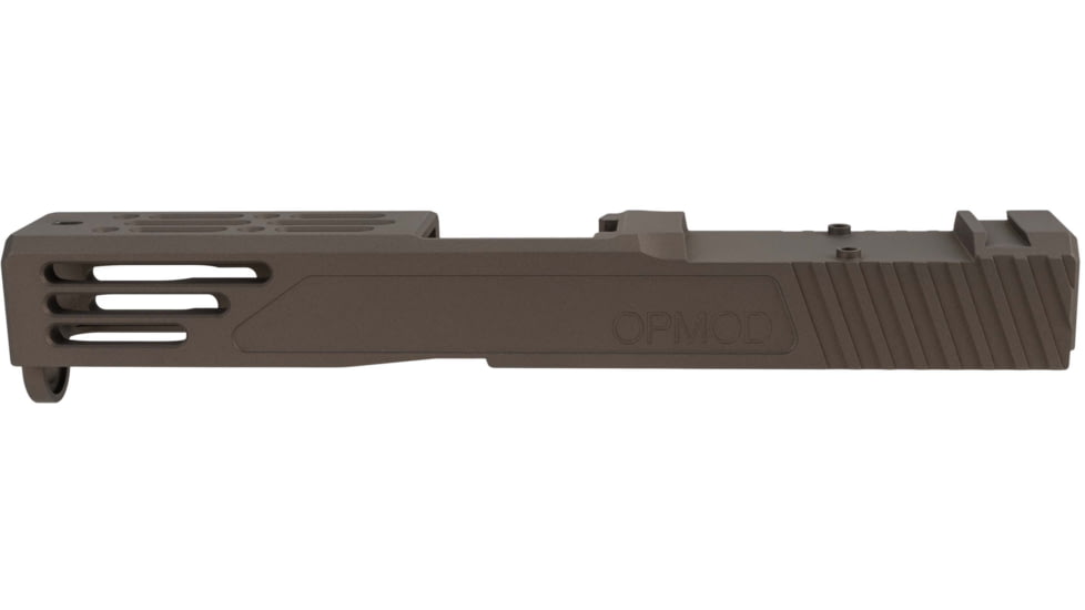 Zaffiri OPMOD Z51M Glock 19 Gen 3 Pistol Slide w/RMR Cut, Burnt Bronze, Zaffiri OPMOD.19.BB